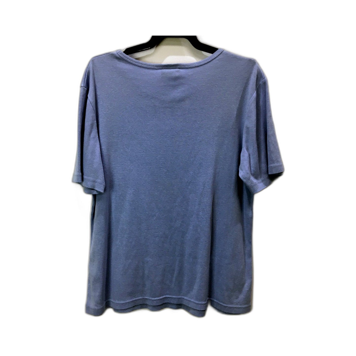 County Mens Light Blue T-Shirt Comfortable Crewneck Cotton Size Medium