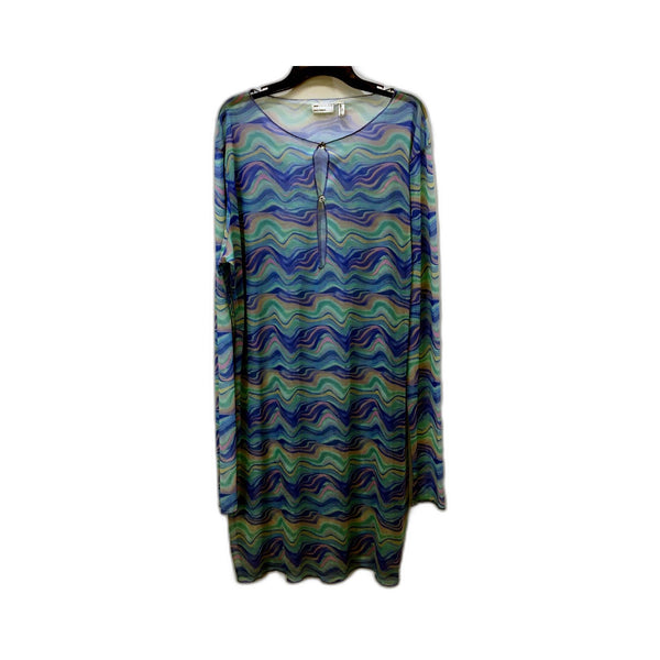 ASOS Design Womens Mesh Dress in Multi Color & - Size 22 NEW