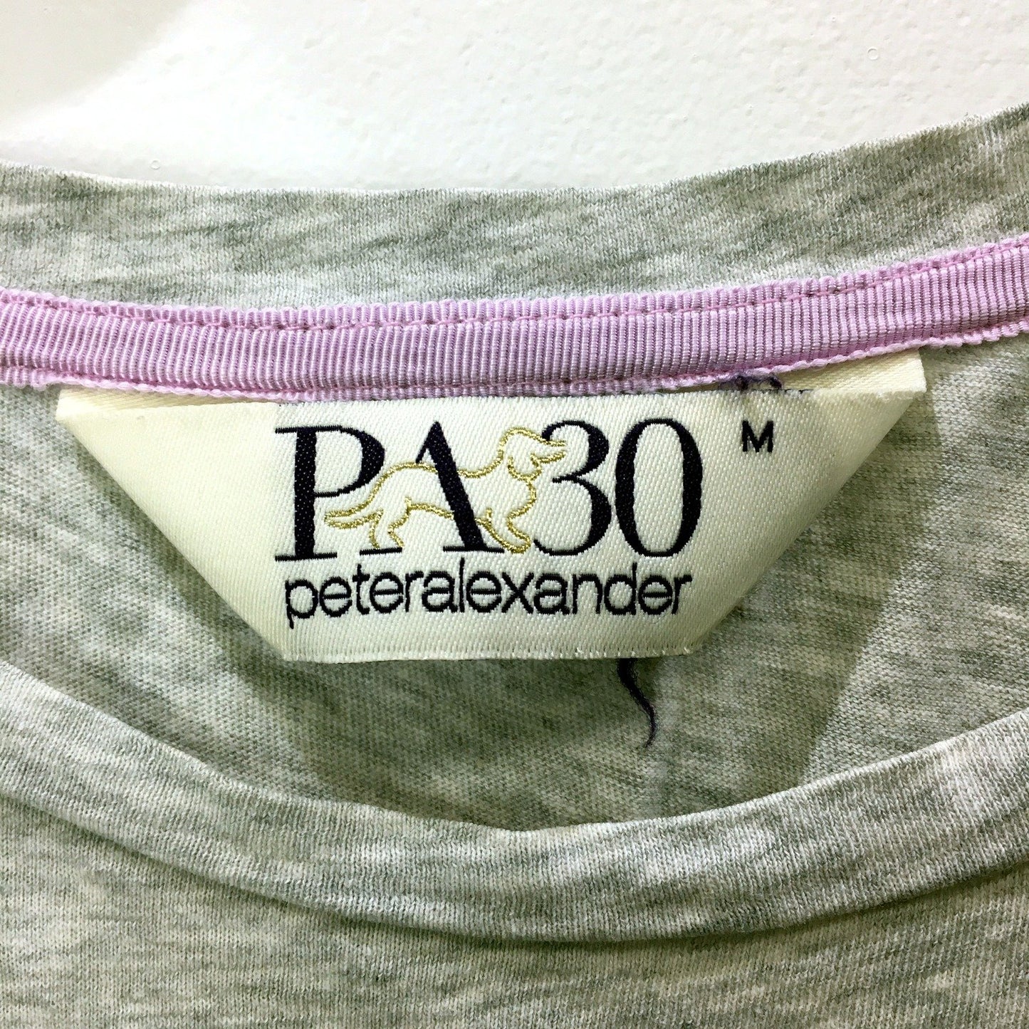 Peter Alexander Womens Sleep T-Shirt Cozy Casual Style Gray Size Medium
