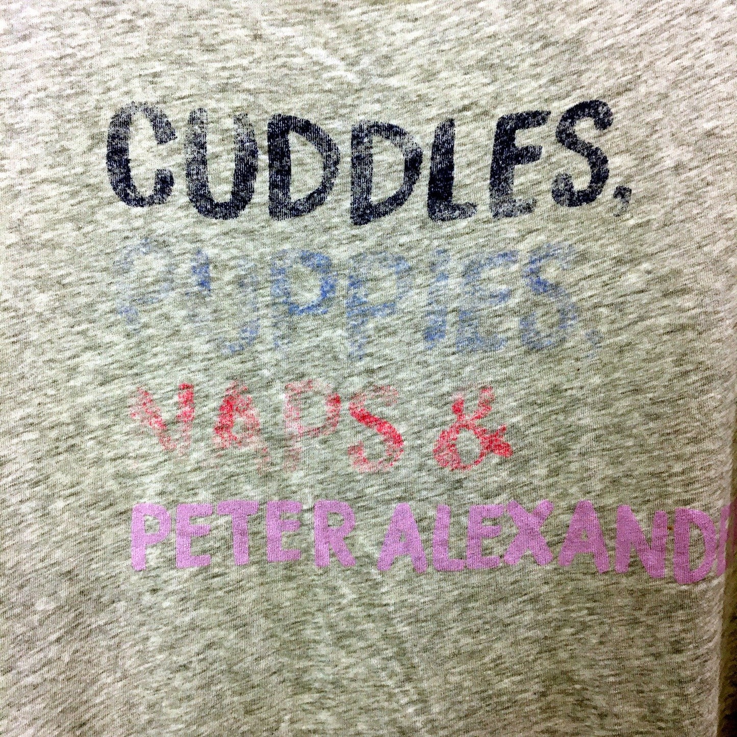 Peter Alexander Womens Sleep T-Shirt Cozy Casual Style Gray Size Medium