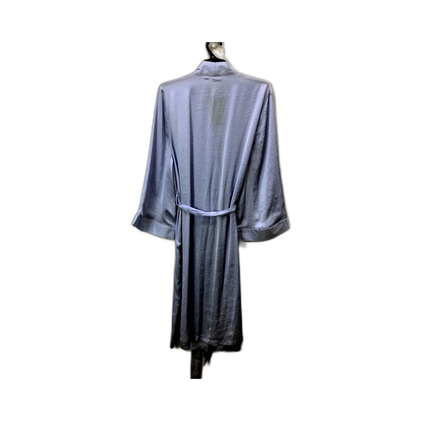 Chloe & Lola Womens Belted Light Blue Sleep Robe Soft Cozy Size S NEW