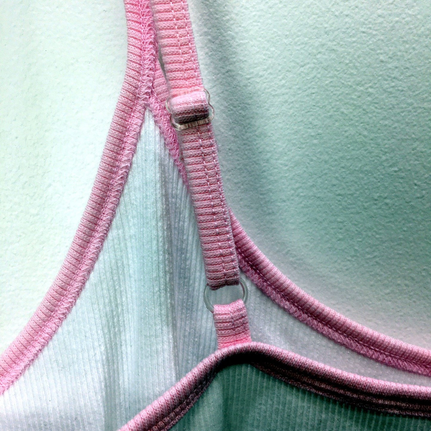 Hello Kitty Womens Singlet/Tank Top White with Pink Trim Cotton Blend Size 12