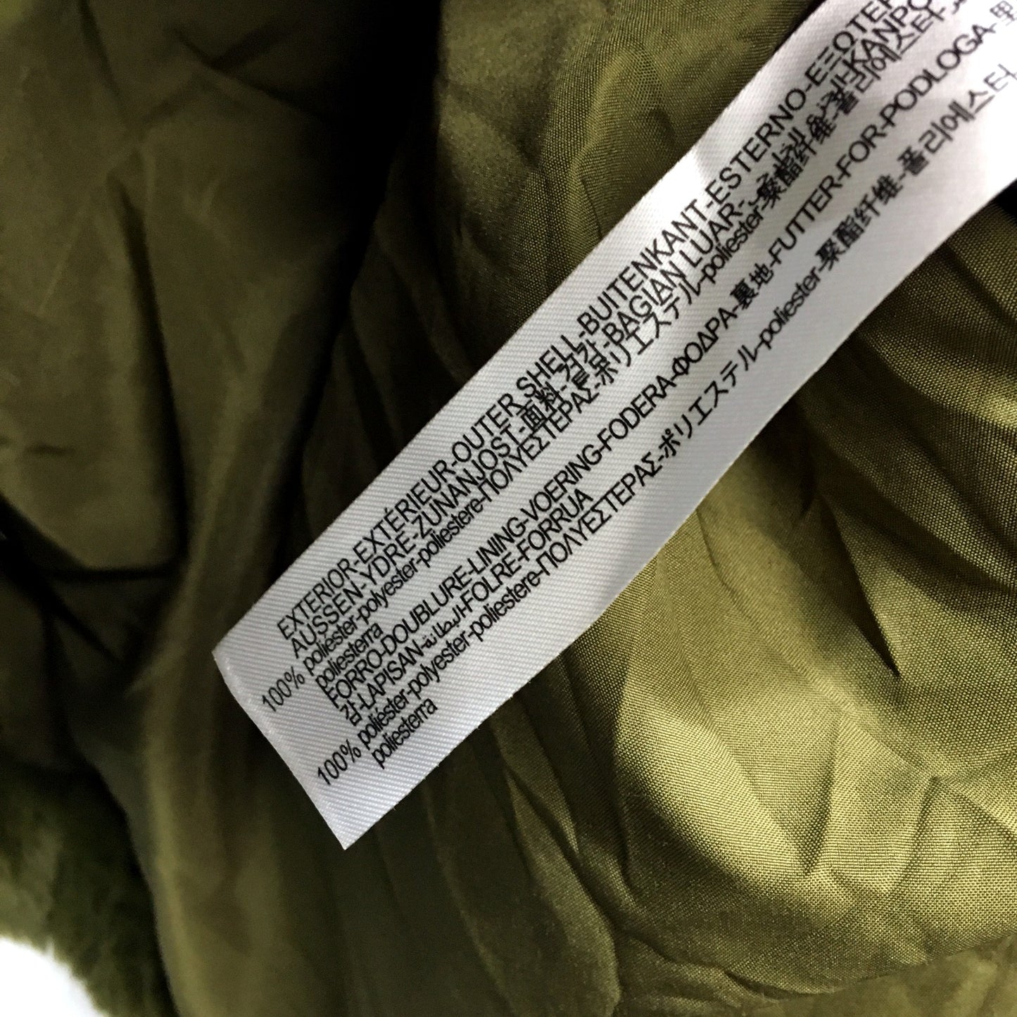 Zara Womens Faux Fur Jacket Faux Fur Hooded Jacket in Olive Green, Small Size