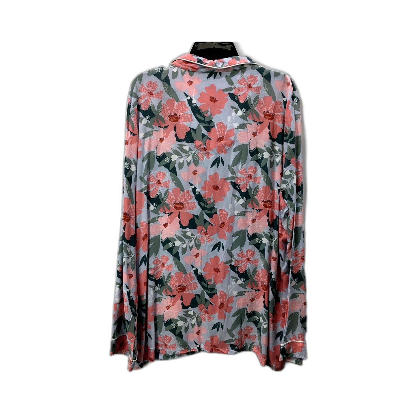 Sosh & Sleepwear, Top rose Womens Floral Button-Down Soft Sz M