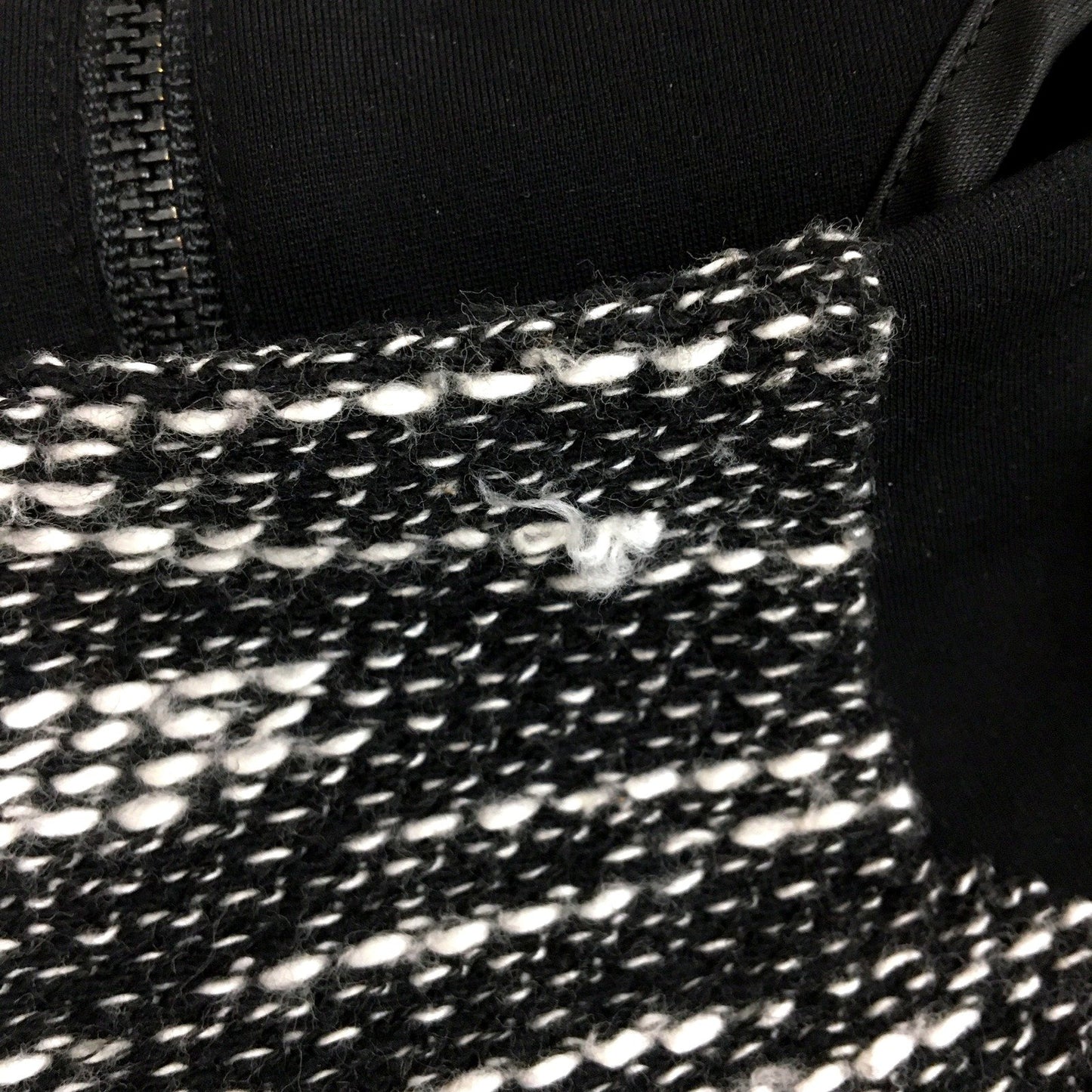 Cue Womens Textured Pencil Skirt in Black and White, Size 8 NEW