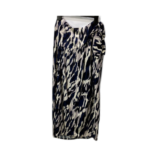 Basque Womens Midi Skirt Pleated Elastic Waist Multi Color Size 10 NEW