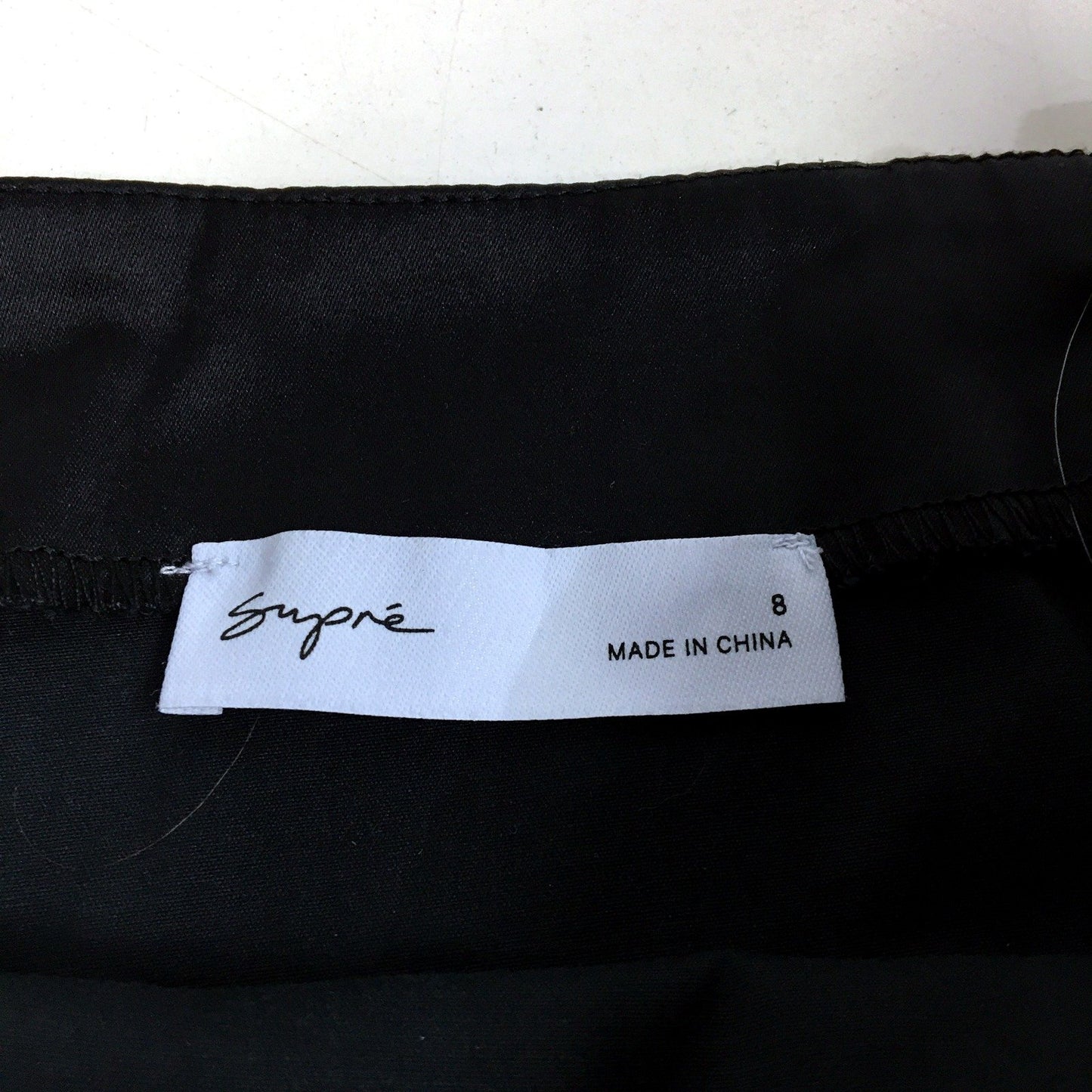 Supre Womens Mini Black Skirt - Size 8 Fashion Apparel