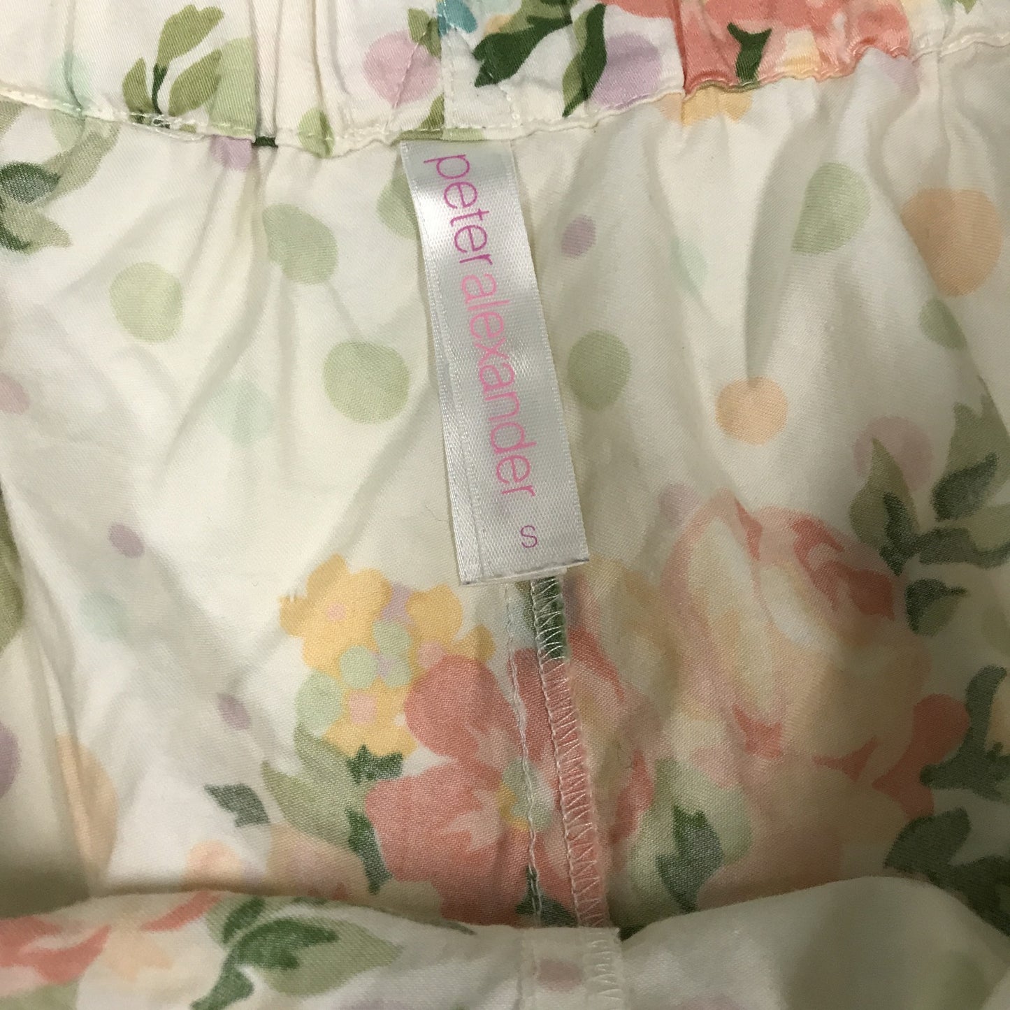 Peter Alexander Floral Print Pajama Shorts Multicolor Comfortable Soft Size S
