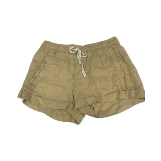 Just Jeans Women's Linen Mid Rise Tan Shorts Size 12