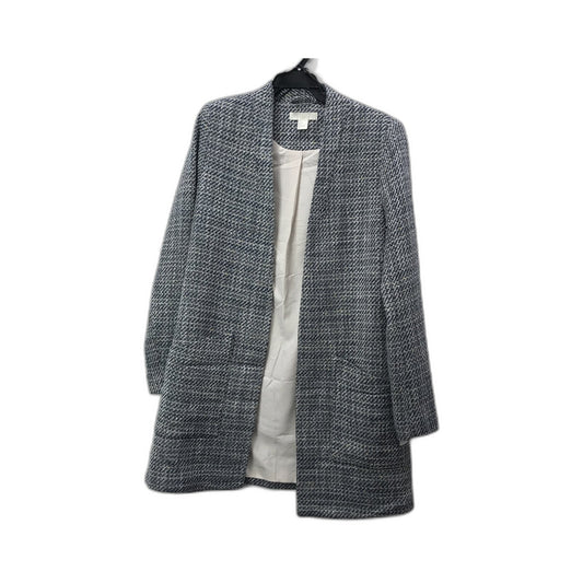 H&M Houndstooth Tweed Jacket Black and White Stylish Ladies Size 6