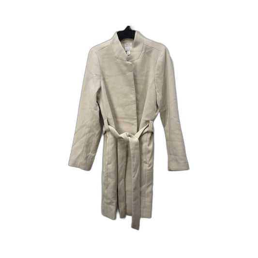 H&M Belted Trench Coat Women's Beige Lightweight Outerwear Size EUR 34 / UK 6