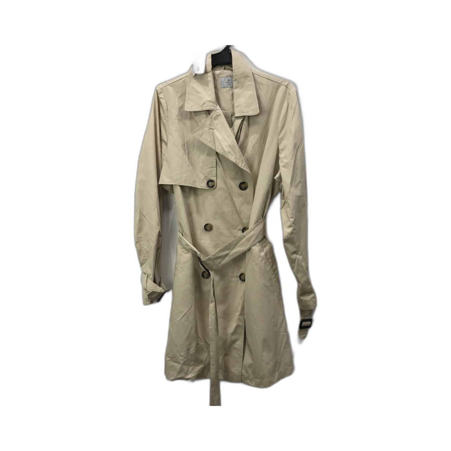 Target Beige Lightweight Breathable Versatile Trench Coat for Women Size 18 NEW