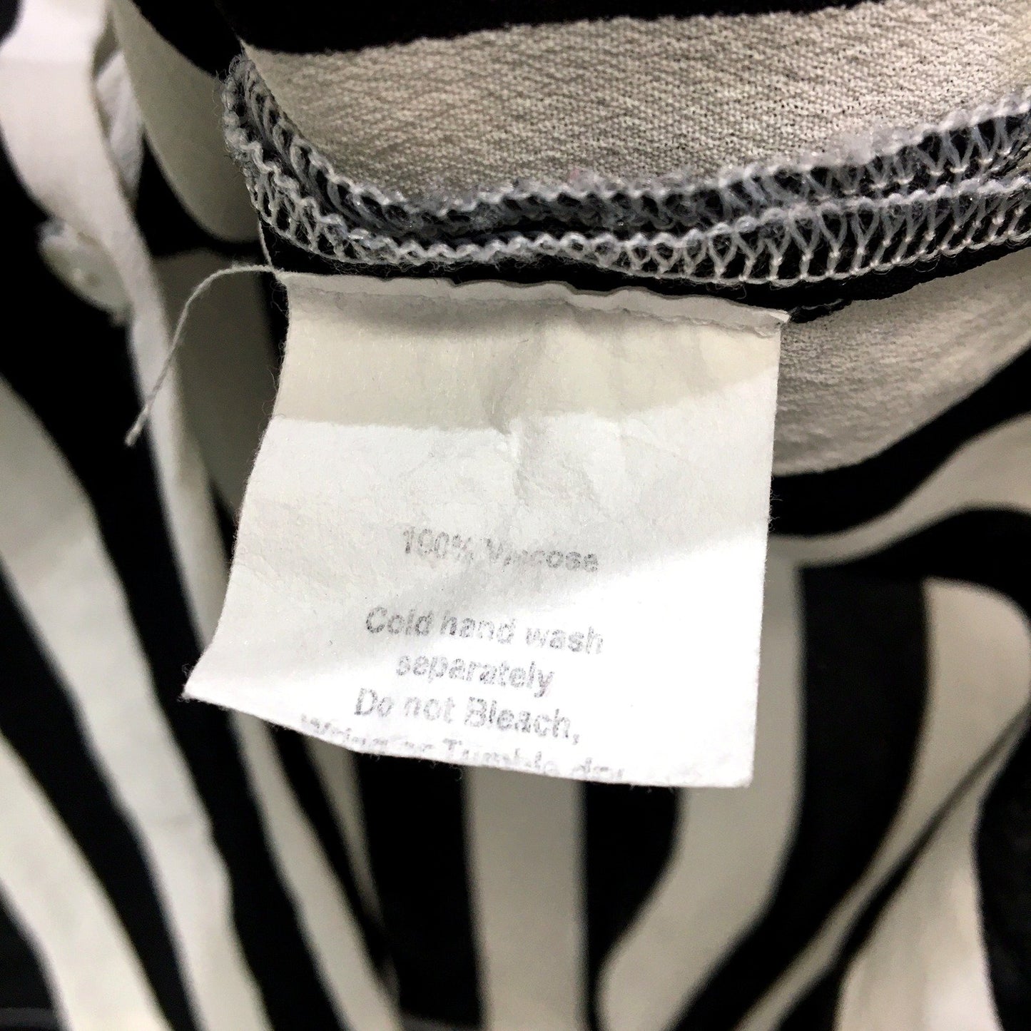 Sandra Soulos Womens Button-Down Shirt Black and White Striped Size 14