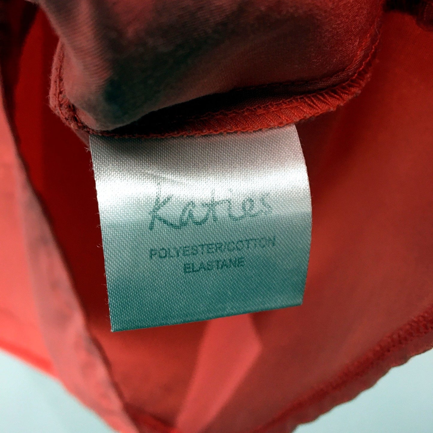 Katies Womens Button-Down Blouse Short Sleeve Cotton Red Size 20