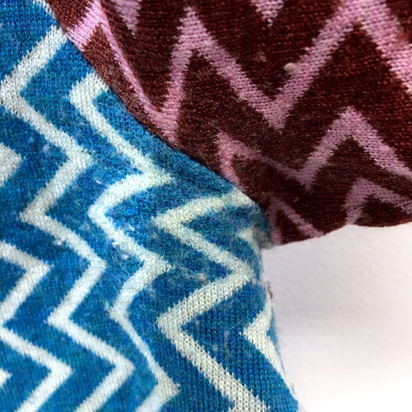 Gorman Womens Pullover Sweatshirt Merino Wool Chevron Multi Colour Size 14