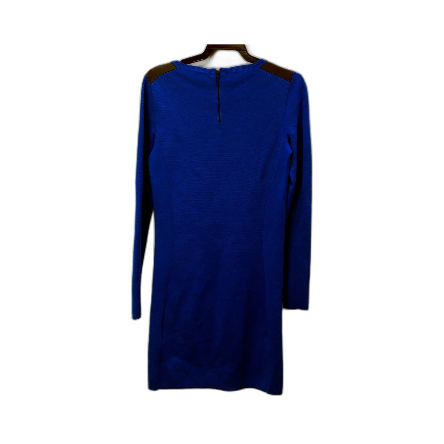 Armani Exchange Womens Blue Long Sleeve Dress Comfortable Knit Top Size Small