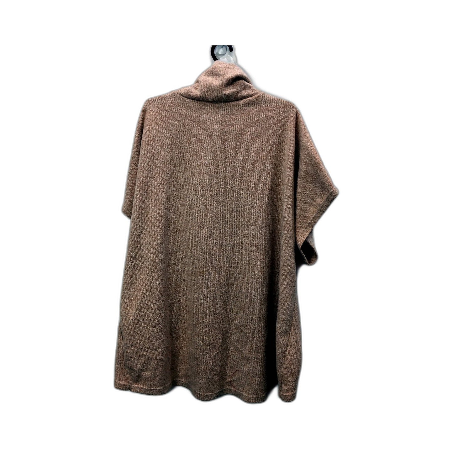 Kiik Womens Oversized Turtleneck Poncho Shawl Soft Rayon Cotton Size M