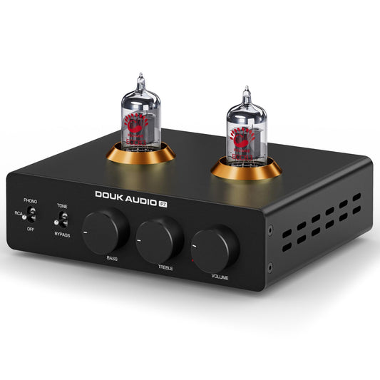 Douk Audio Preamps Balanced XLR Vacuum Tube Phono Preamp for Turntables NEW