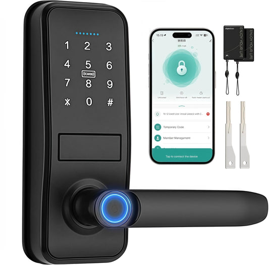 LucZeng Smart Lock Electronic Door Locking Devices with Tuya App Control, DEMO