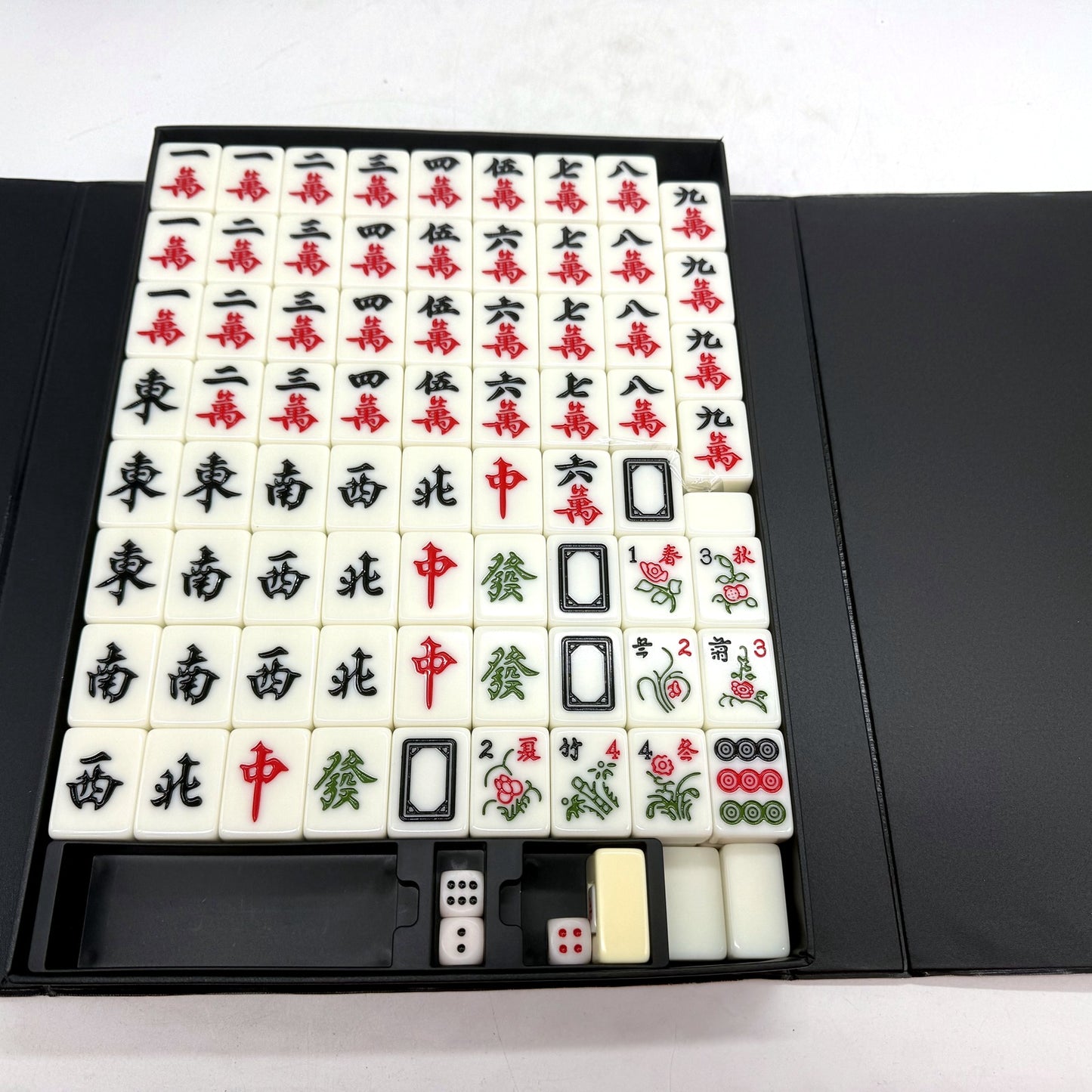 Tian Zhi Business Classic Mah-Jong Game 144 Tiles Size 24cm x 16cm 6cm DEMO