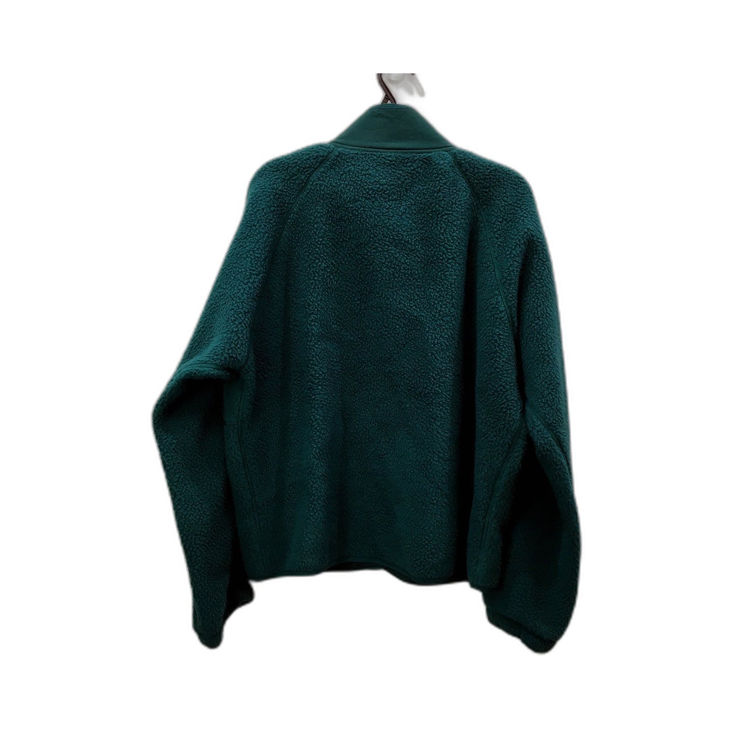 Lorna Jane Jacket Unisex Dark Green Fleece Zip Size L