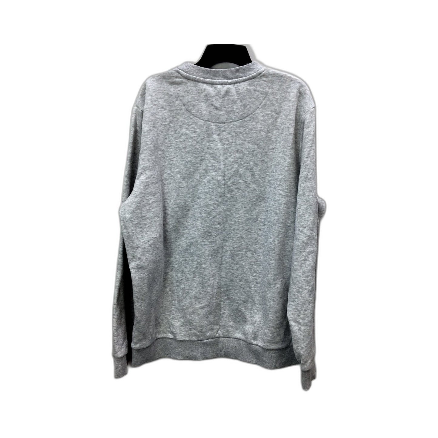 Fila Womens Gray Pullover Sweatshirt Casual Comfortable Cotton Blend Size 14