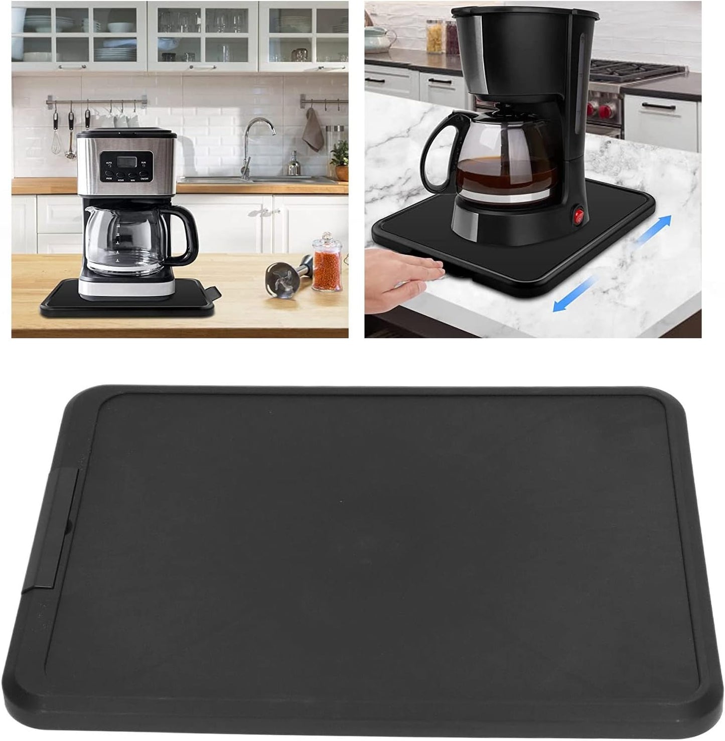 Srliya Kitchen Appliance Sliding Tray Countertop Storage Moving Organizer NEW