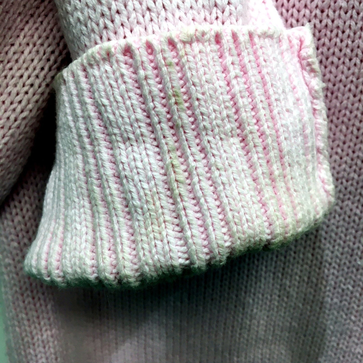 Regatta Womens Ribbed Knit Button-Down Sweater in Soft Pink, Size 16