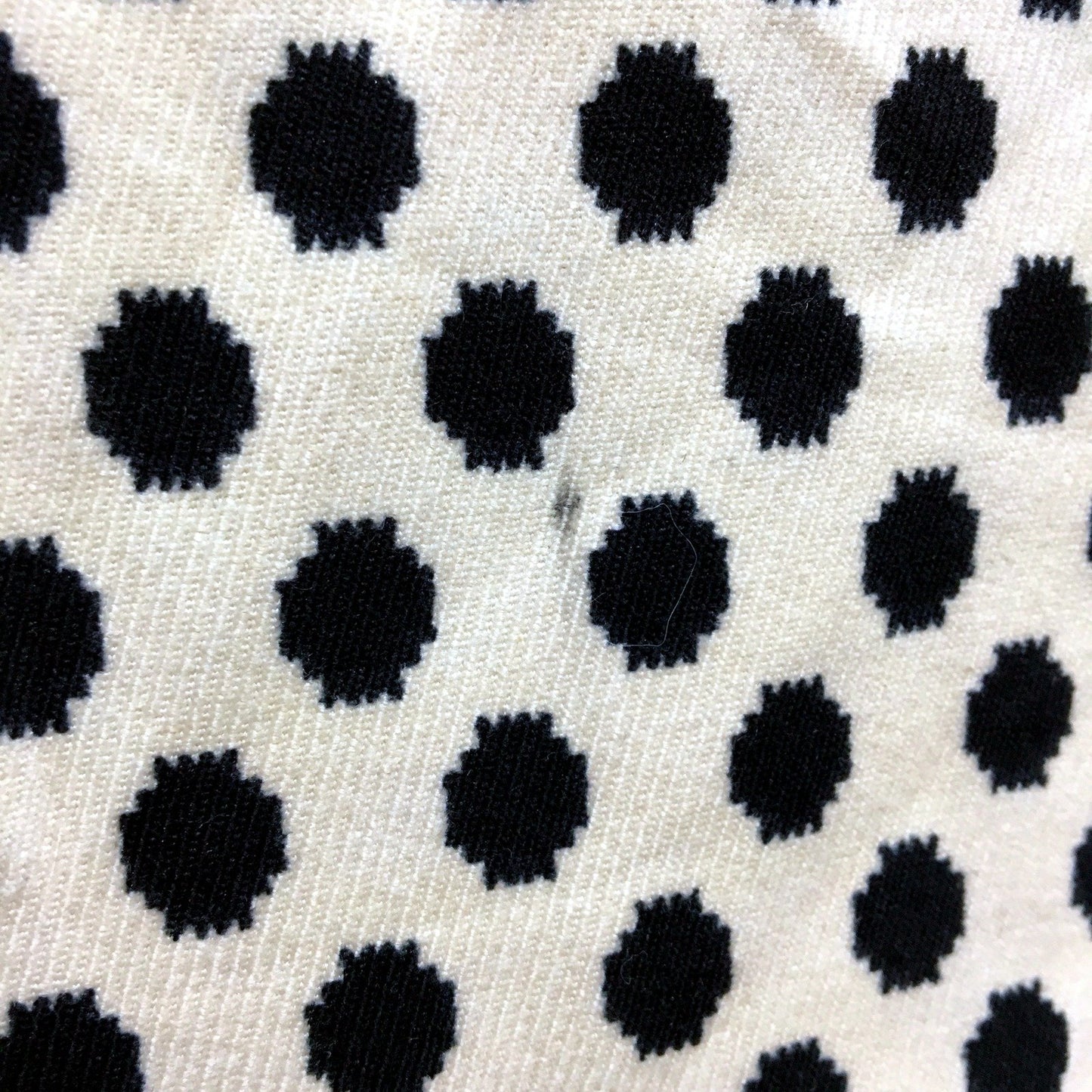 Dushu Womens Polka Dot Button Up Casual Blouse Shirt Beige/Black Size XXL