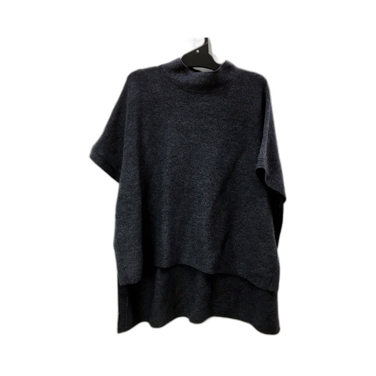 ELK Womens Oversized Charcoal Gray One Size Cozy Poncho