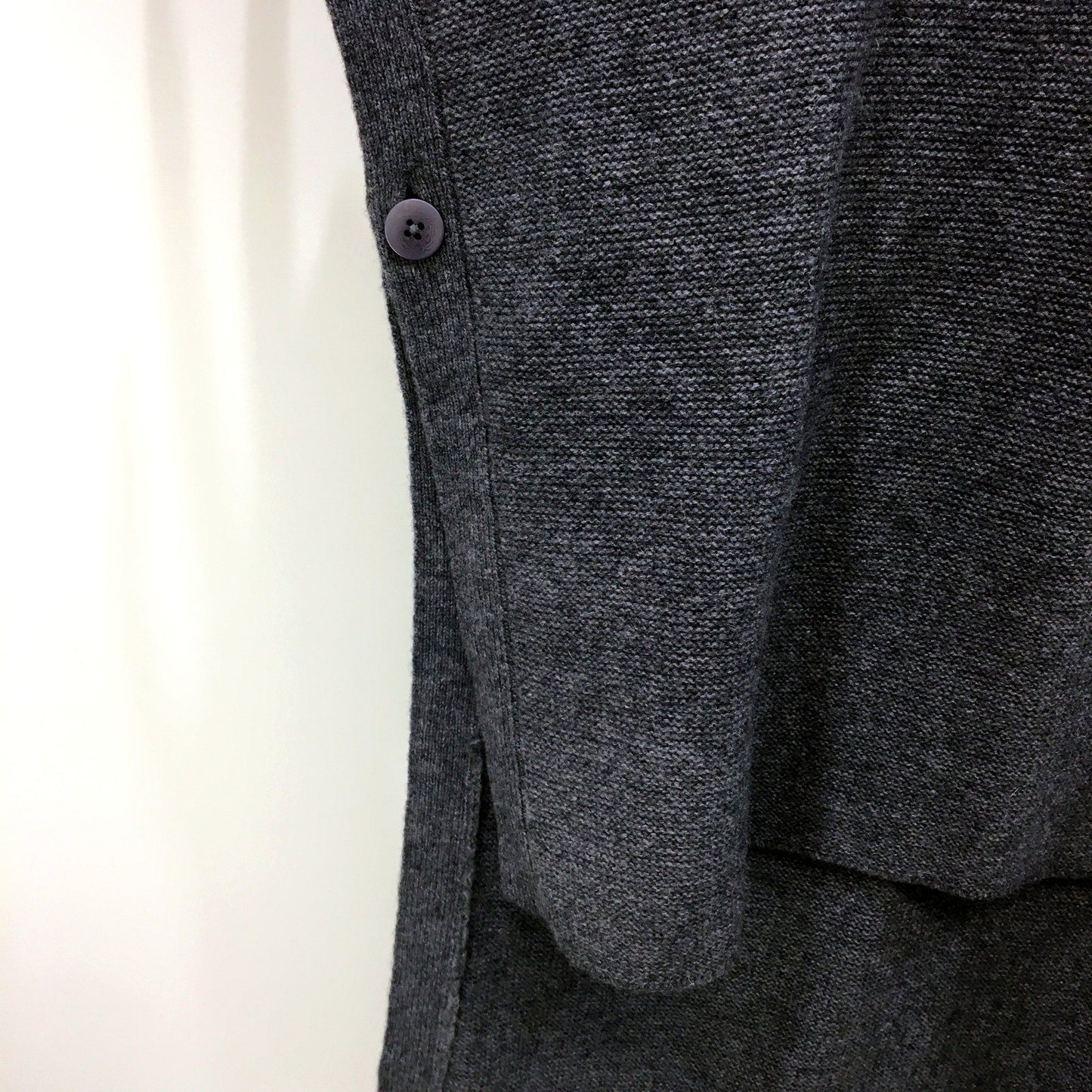 ELK Womens Oversized Charcoal Gray One Size Cozy Poncho