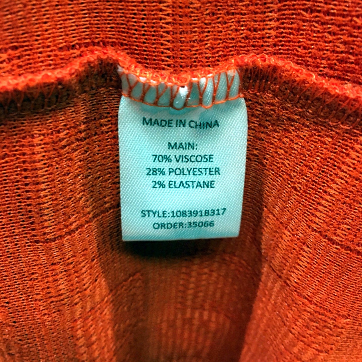 NONIB Womens Long Sleeve Roll Neck Textured Knit Top Pureed Pumpkin Size NEW