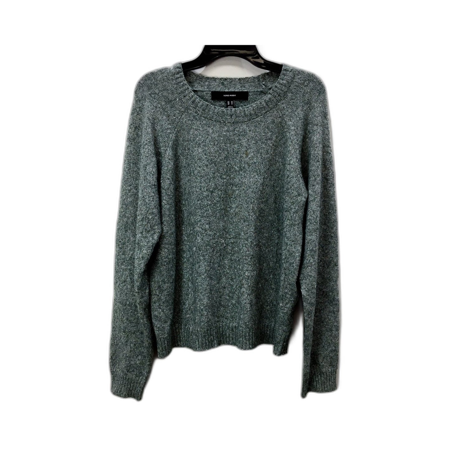 Vero Moda Womens Gray Pullover Sweater in Recycled Polyester, XS Size
