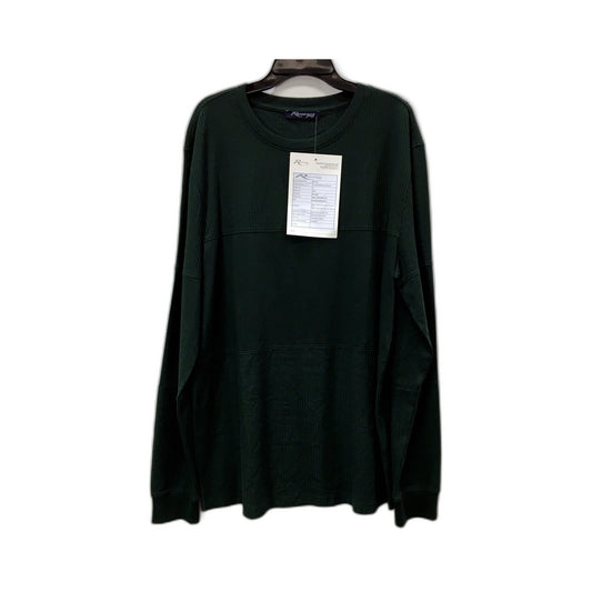 Renaissance Apparel Mens Long Sleeve Cotton Jersey Tee Green Gables Size M NEW