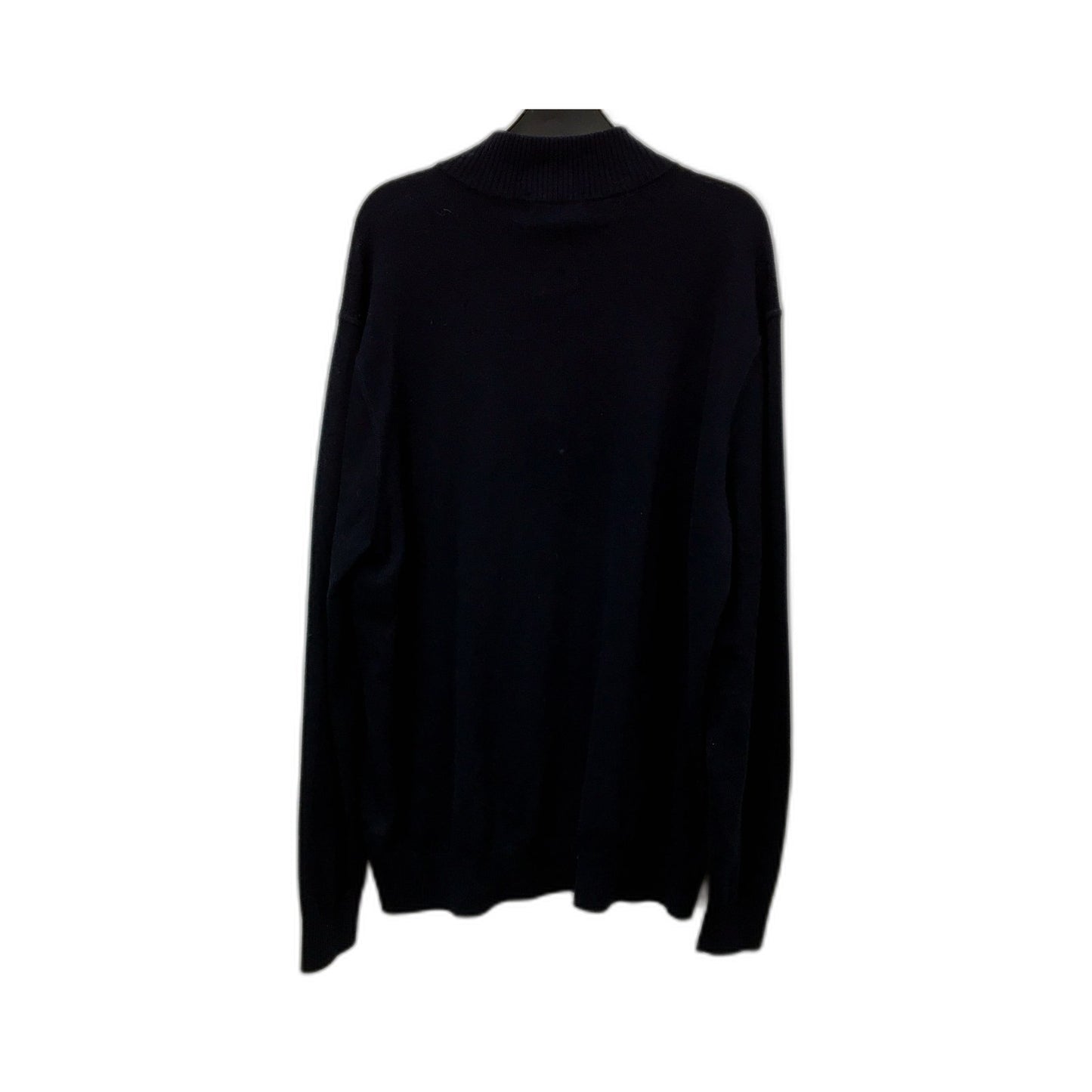 Gazman Mens Pullover Sweater Black Comfortable Warm Knit Casual Size L