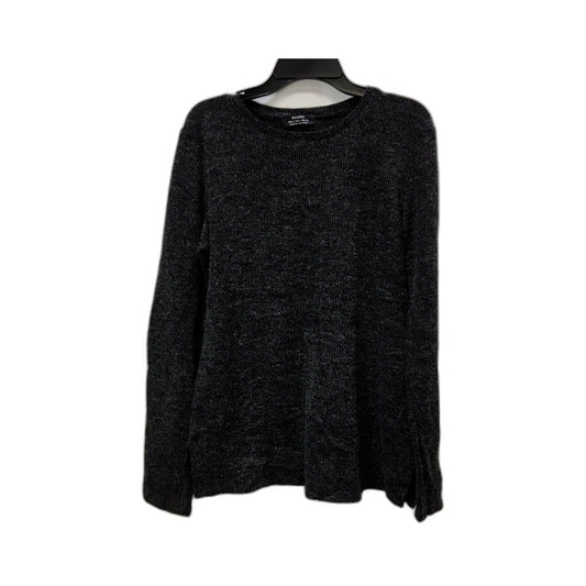Bershka Womens Black Ribbed Knit Pullover Sweater Comfortable Size L Size EUR L
