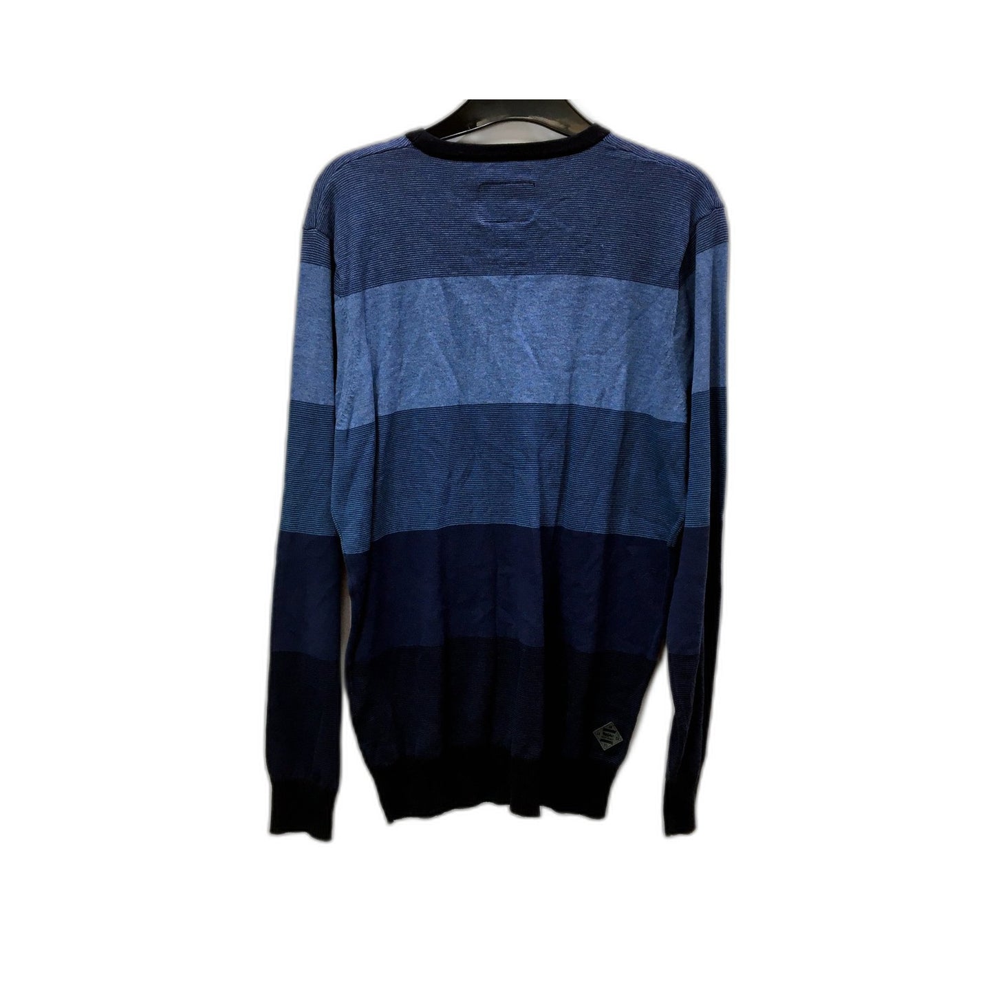 Mossimo Mens Pullover Sweatshirt in Navy Blue Cotton Jumper Top Size M