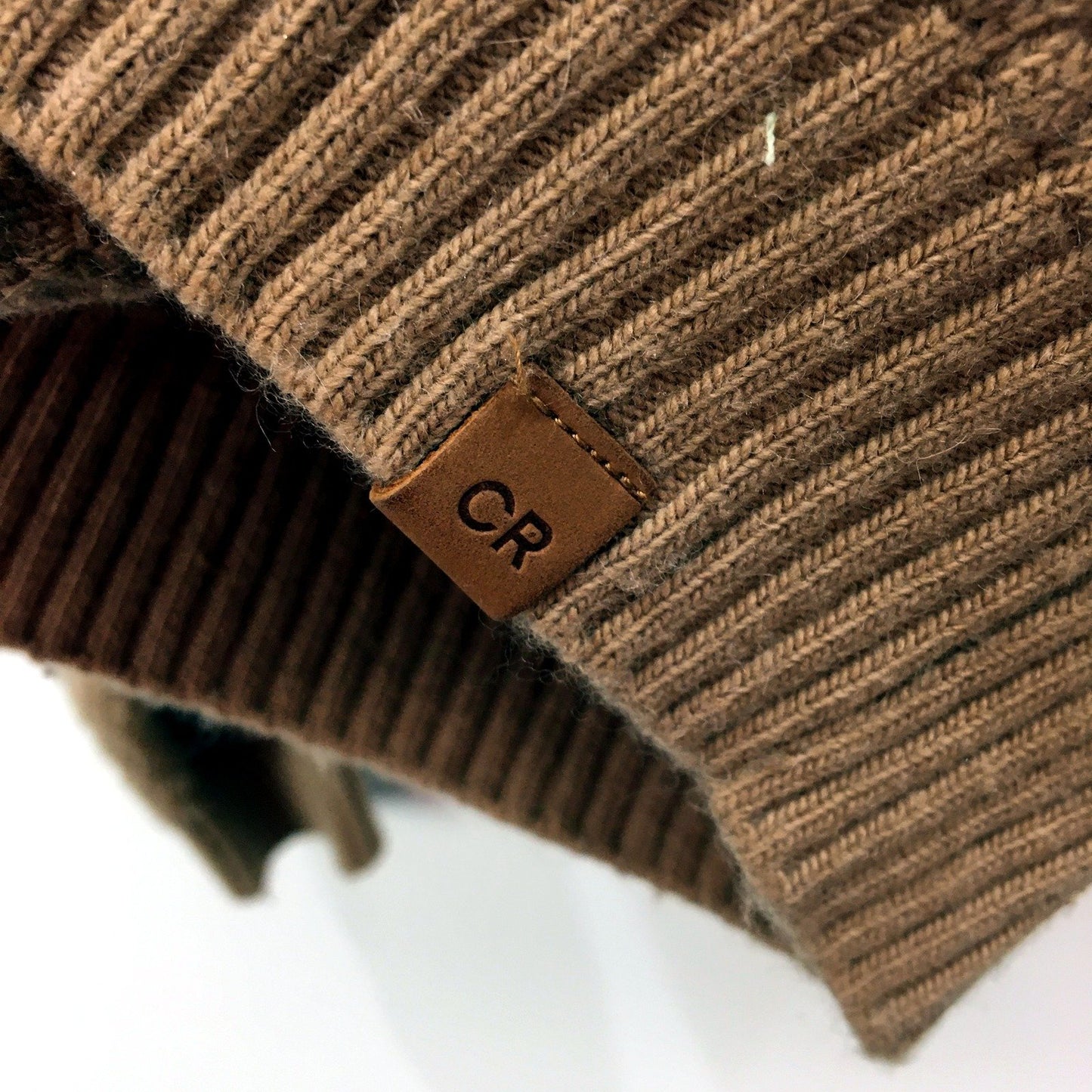 Country Road Womens Ruffle Trim Pullover Sweater in Tan Size 10