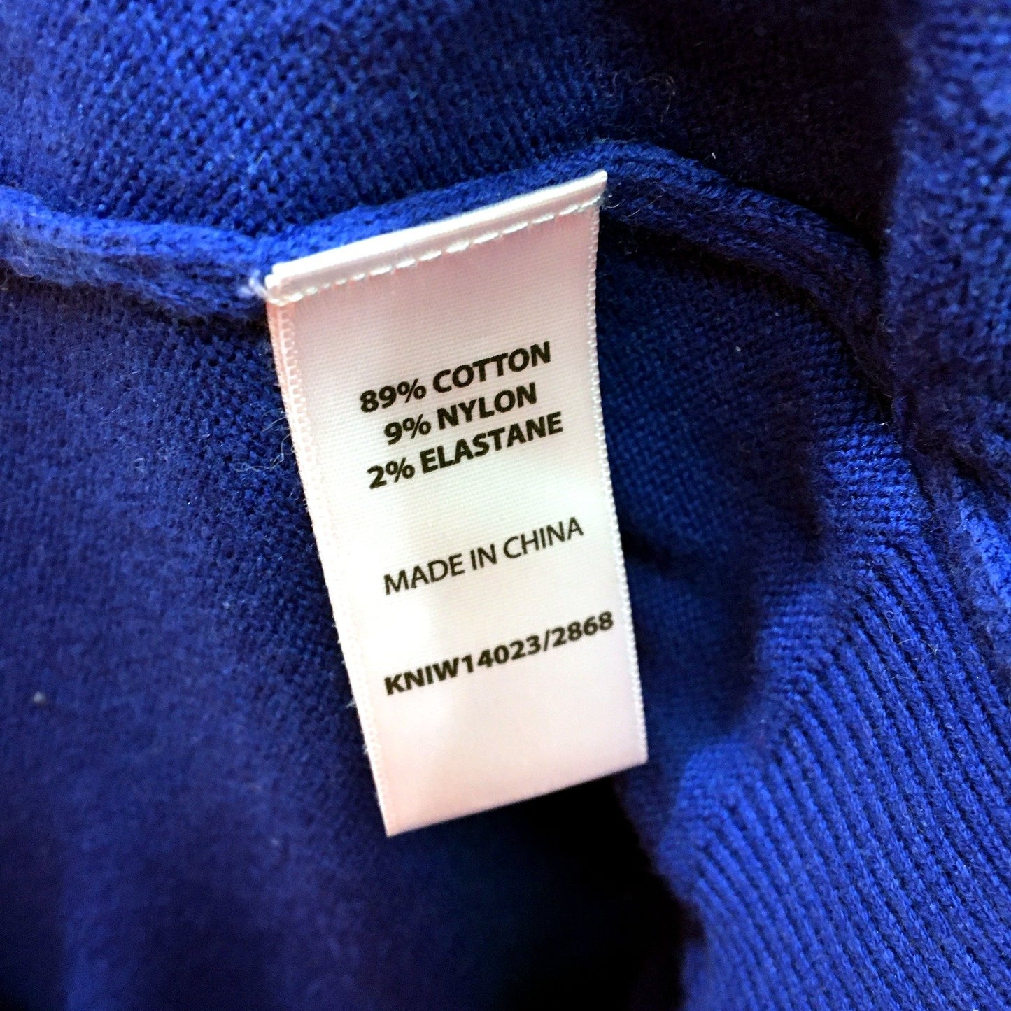 Gaz Man Mens Blue Pullover Sweater Soft Cotton Stretch Comfortable Size XL