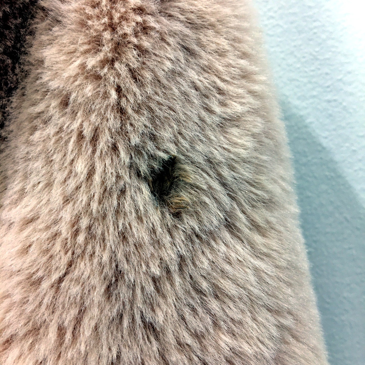 Dotti Womens Long Faux Fur Coat Cozy Stylish Winter Outerwear Pink Size 8