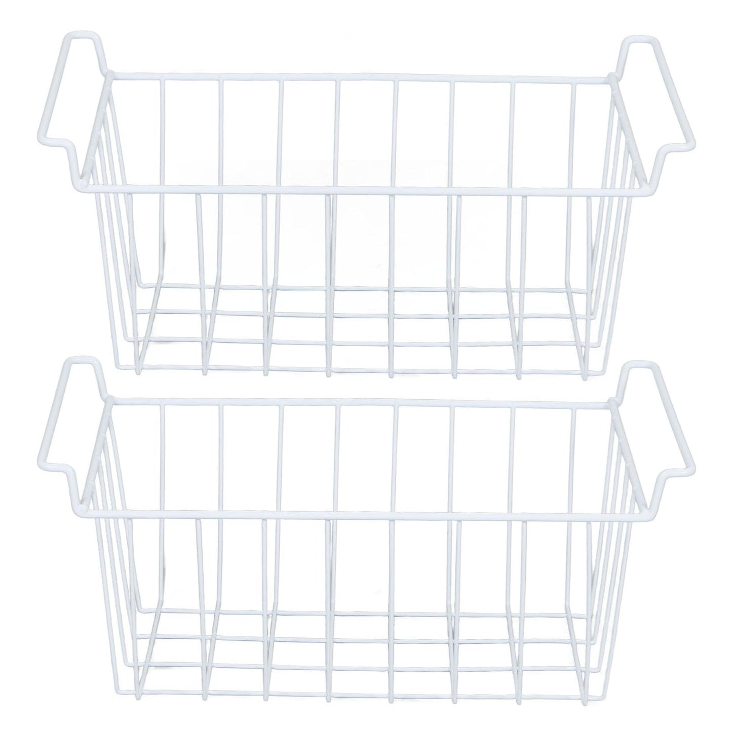 Jiawu Freezer Kitchen Storage Accessories Wire Storage Baskets Organizer NEW