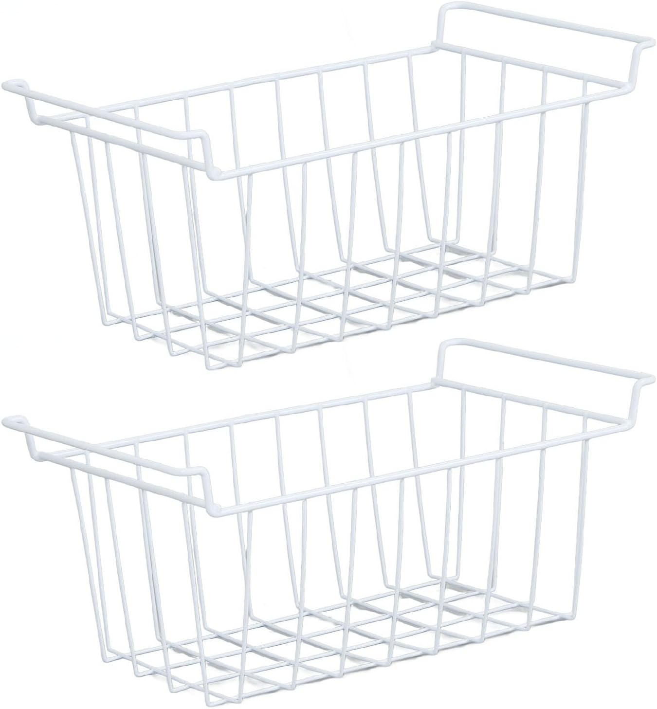 Jiawu Freezer Kitchen Storage Accessories Wire Storage Baskets Organizer NEW