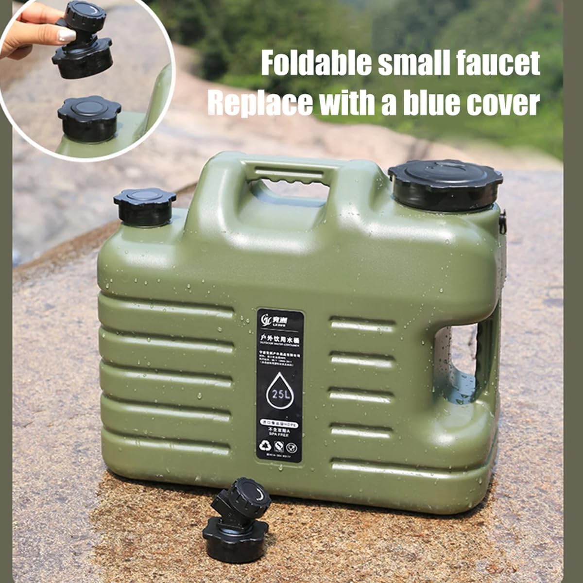 25L  Water Container for Outdoor Camping & Hiking Flasks NEW