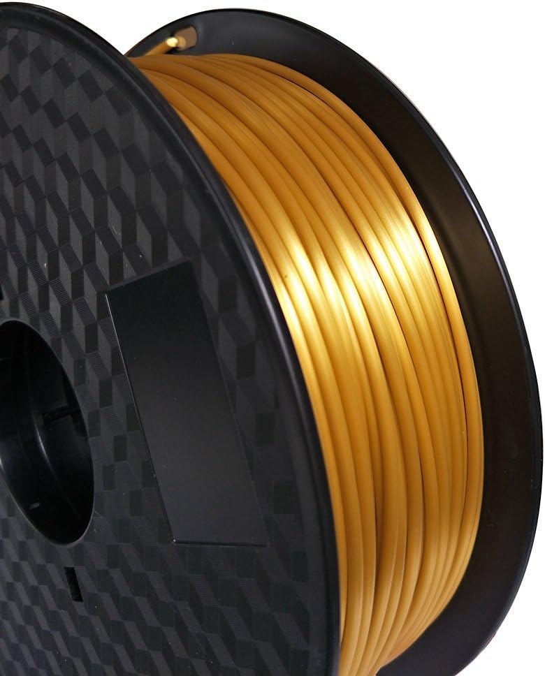 CC3D 2.85mm 3D Printer Filament Silk Gold PLA 3mm 1KG Spool for Printing NEW