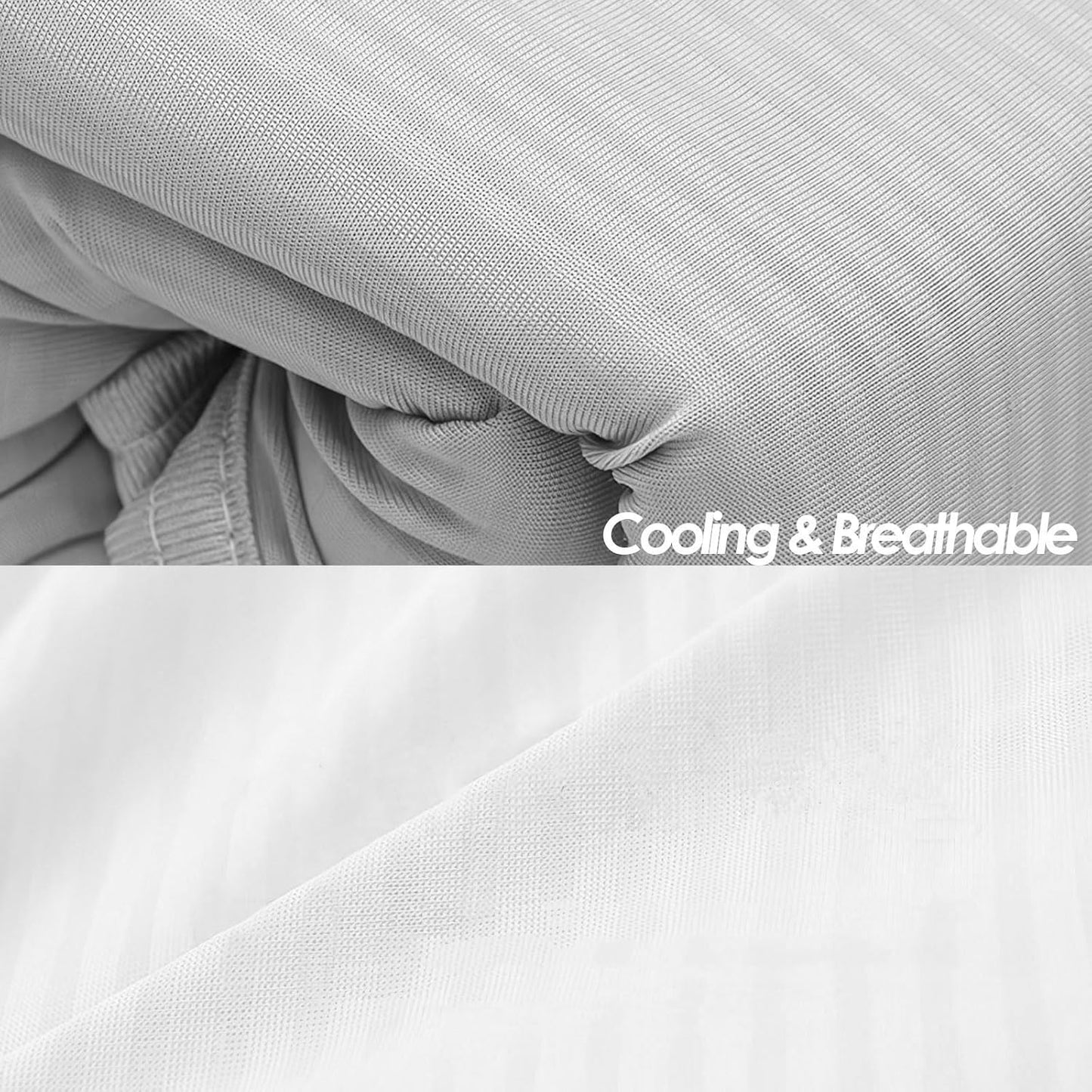 Croch Cooling Fiber Blanket for Hot Sleepers, Grey 150x200cm Twin Throw NEW