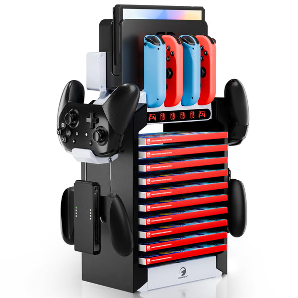 HONCAM Multifunctional Charging Station Organizer with Controller Storage NEW