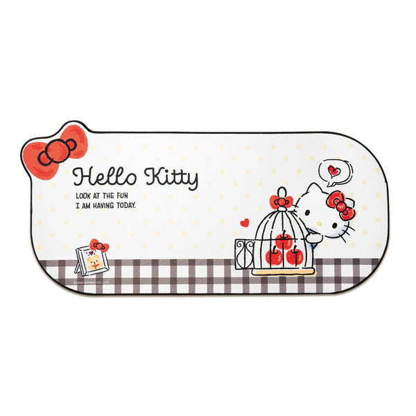 Kuitmor Non-Slip Waterproof Desk Mat White & Red Durable Large Mouse Pad NEW