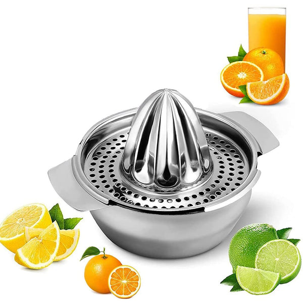 iDopick Manual Stainless Steel Citrus Juicer Squeezer for Orange Lemon NEW