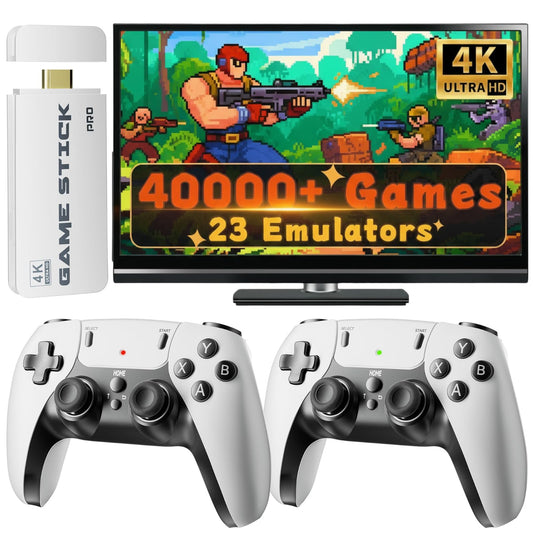 Vrythn Retro Game Console Stick Classic Video Games 4K HDMI Built-in 18 DEMO