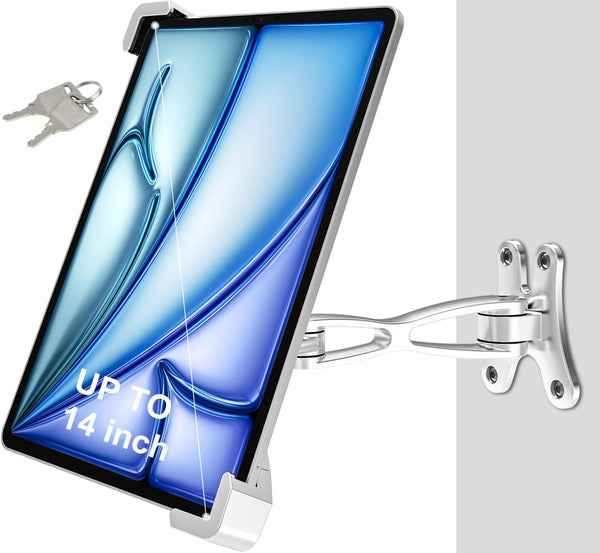 EXSHOW Anti-Theft Tablet Wall Mount Holder Security Kiosk Retail Display DEMO